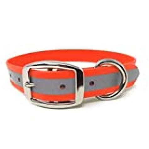 orange reflective dog collar